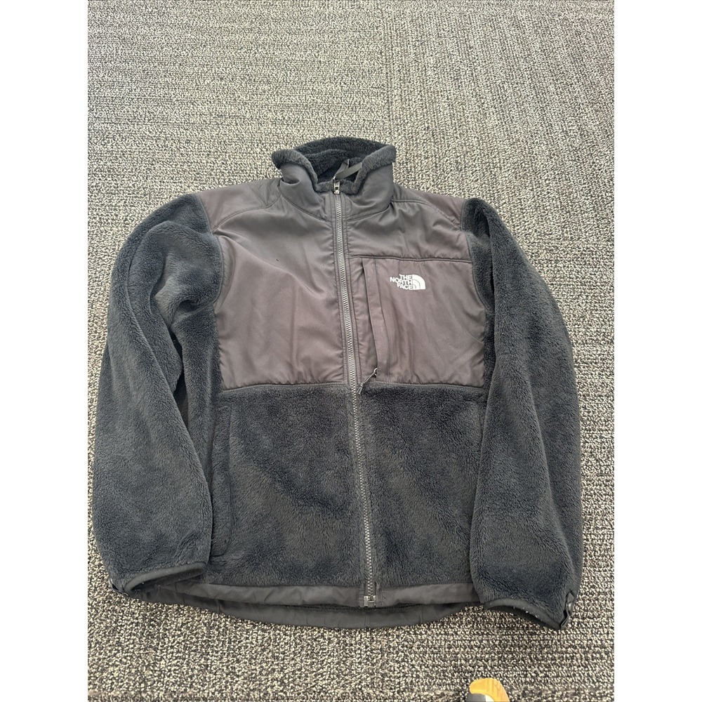 The North Face Polartec Fleece Jacket Women's Med Black Full Zip Long Sleeve